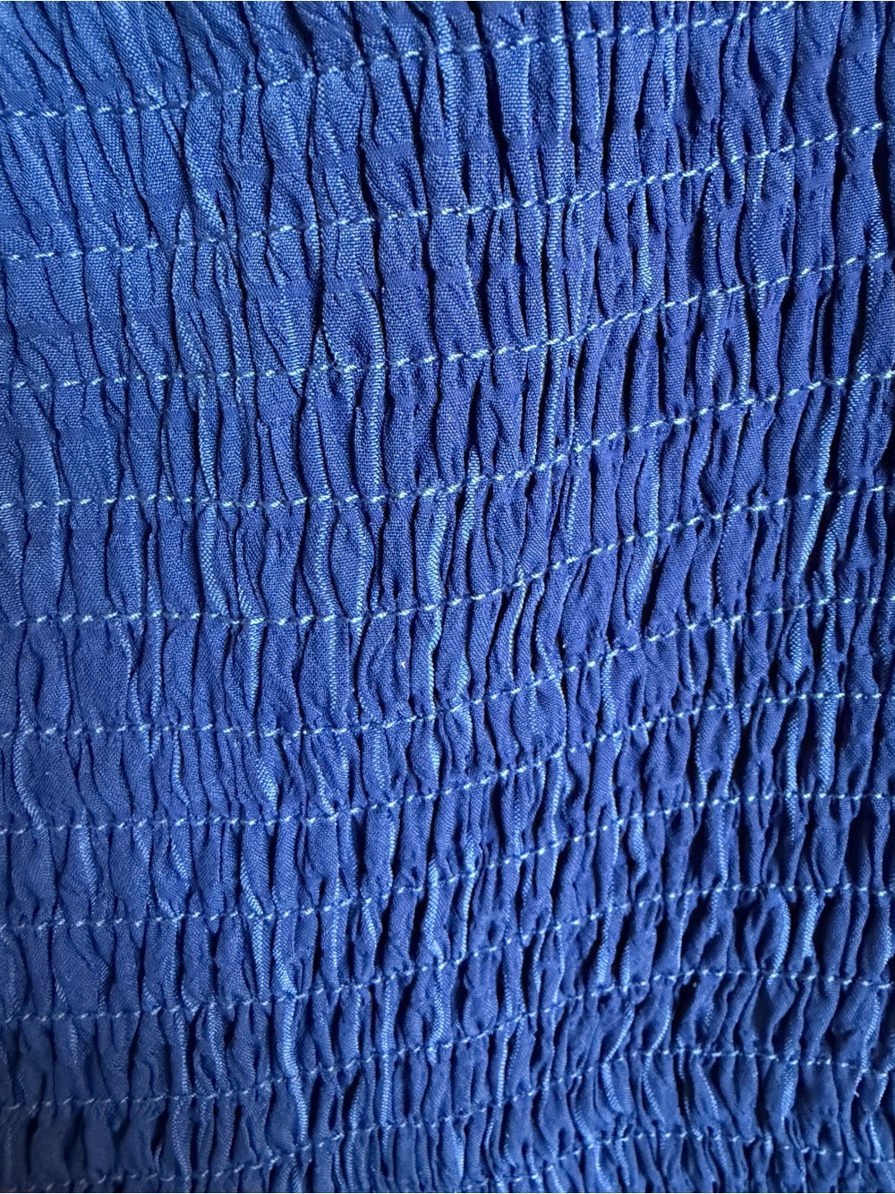 Vince Camuto Electric Blue Smocked Maxi Dress - Picture 7 of 9